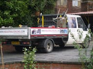 Bolton Industrial Fencings Old Van